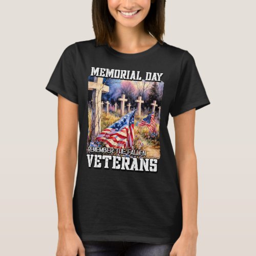 24076_MEMORIAL DAY  REMEMBER OUR FALLEN VETERANS T_Shirt