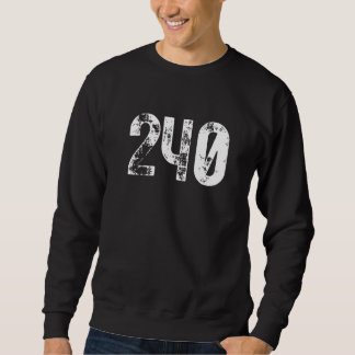 240 Area Code Germantown MD Mobile Telephone Area Sweatshirt