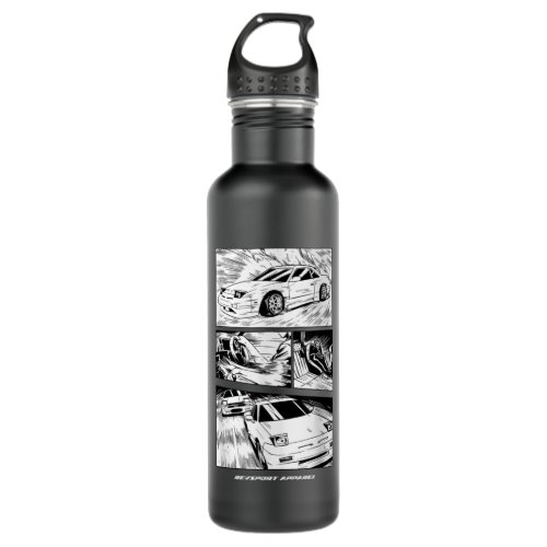 240sx manga stainless steel water bottle