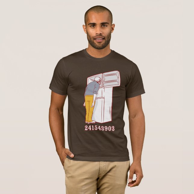 241543903 head freezer humorous tshirt | Zazzle
