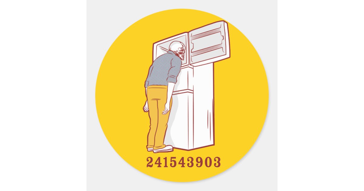 Head Freezer Humorous Tshirt Classic Round Sticker Zazzle Com Head Freezer Humorous Tshirt Classic Round Sticker Zazzle Com