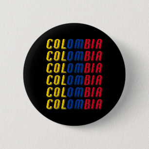 2425 Colombian Flag Soccer Jersey Kit Sport Unifor Button