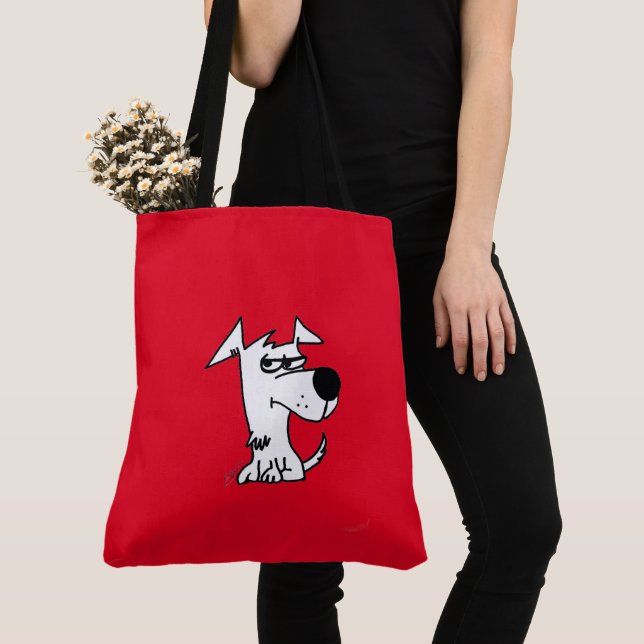 242 - Max the Dog-  Tote Bag (Close Up)