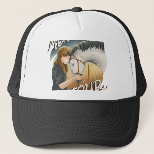 24454_Horse_Love_Farm_t_shirt Trucker Hat