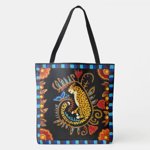 246 _ Sleeping Jaguar _  Tote Bag