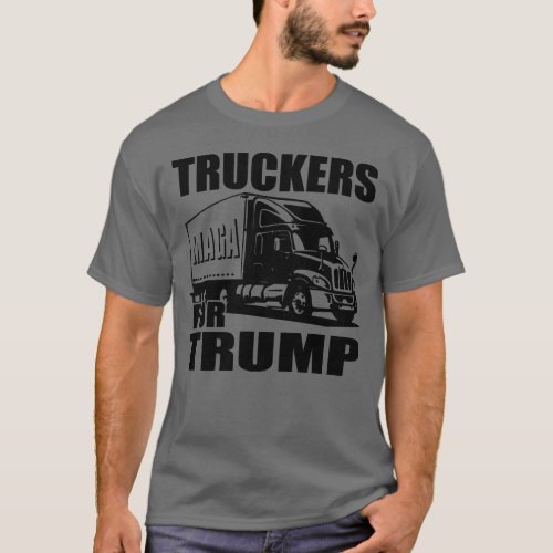 24_002 Truckers For Trump T_Shirt
