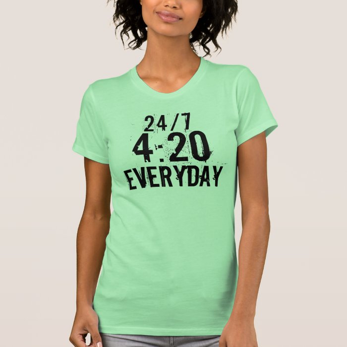 24/7 420 Everyday   girl Tanktops