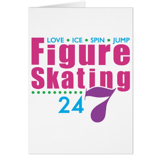 24/7 Figure Skating Cards (Front)