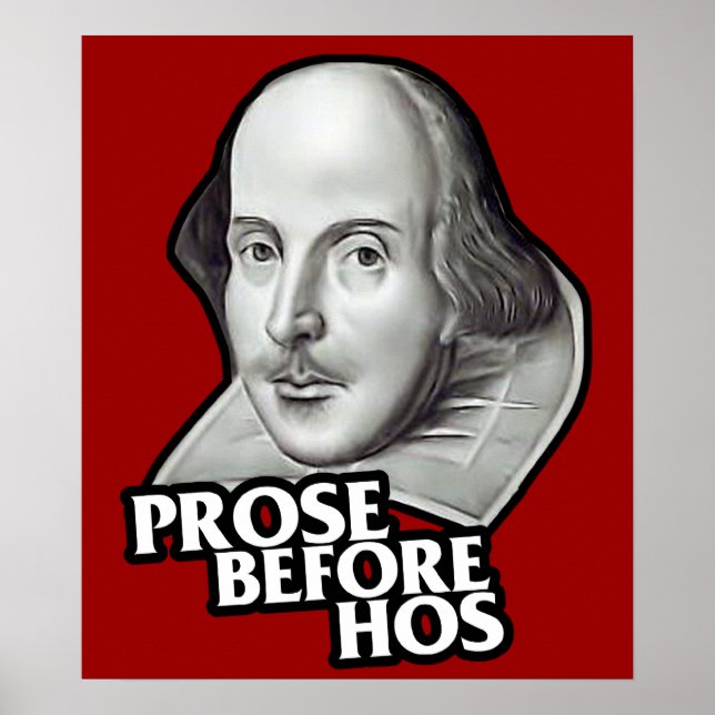 $24.95 Hilarious Prose Before Hos Poster (Front)