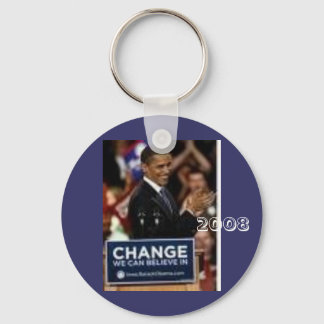 #24 Barack Obama, 2008 Keychain