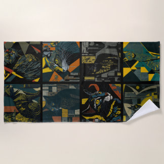 24 cats in one beach towel