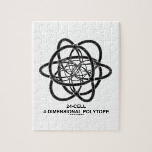 24-Cell 4-Dimensional Polytope (Geometry) Jigsaw Puzzle