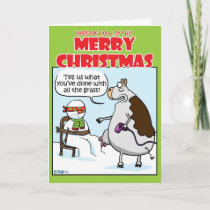 24 Cow stylee Holiday Card