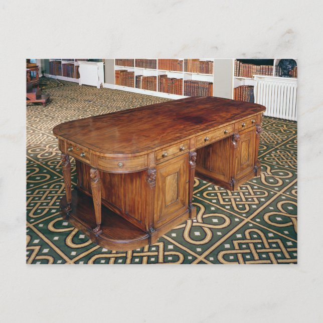 24:Desk by Thomas Chippendale Jr, 1805 Postcard (Front)