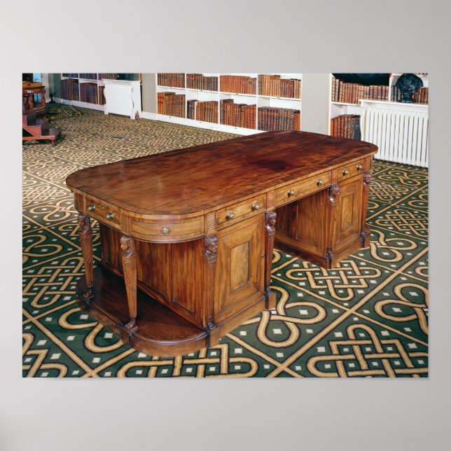 24:Desk by Thomas Chippendale Jr, 1805 Poster (Front)