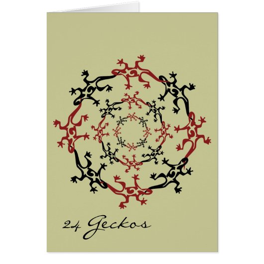 24 Geckos Cards (Front)