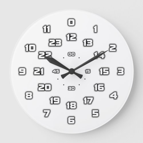 24 Hour Analog Clock