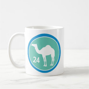 24 Hour - Camel Design (Blue/Teal) Mug