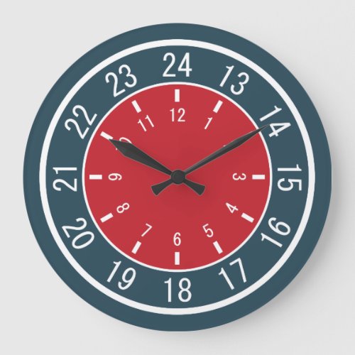 24_HOUR CUSTOM wall clocks