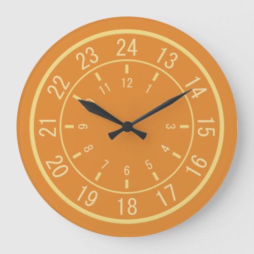 24_HOUR CUSTOM wall clocks