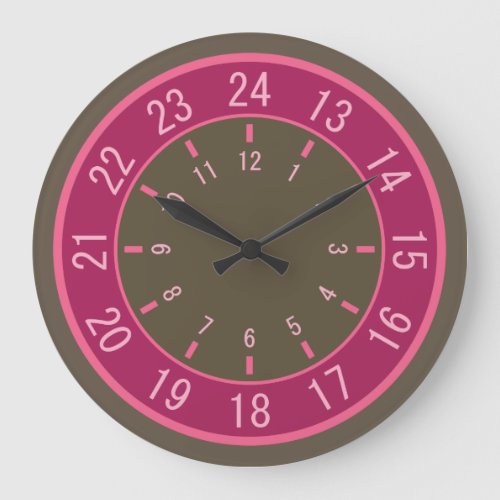 24_HOUR CUSTOM wall clocks