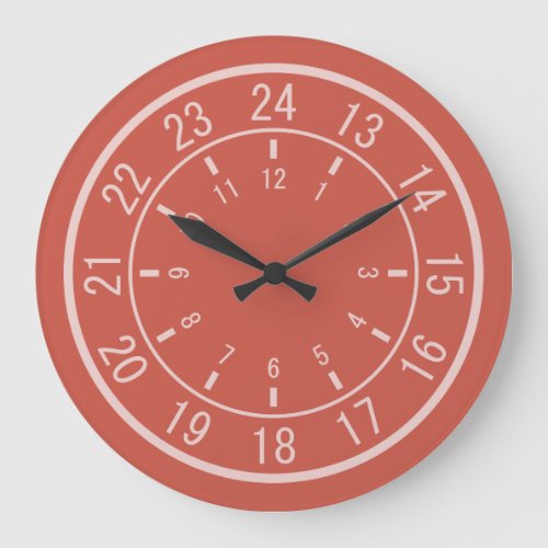 24_HOUR CUSTOM wall clocks