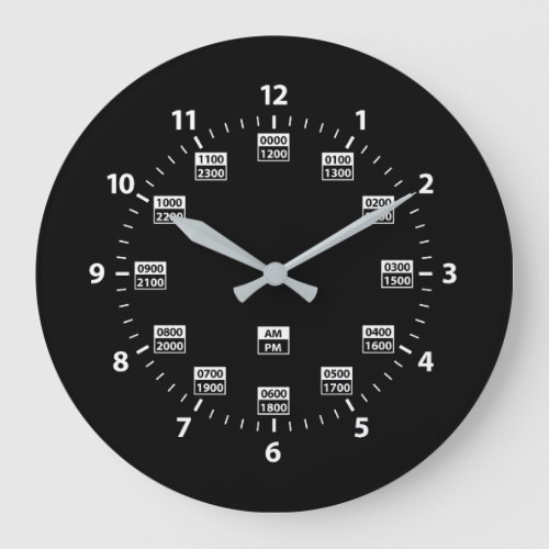 24 Hour Military Style Time Clock
