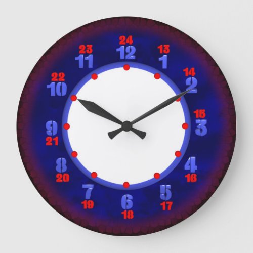 24 hour military time clock template