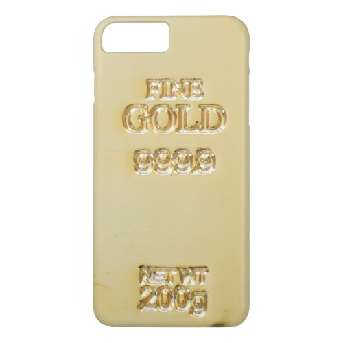 24 Karat Gold Bullion Bar iPhone 8 Plus7 Plus Case