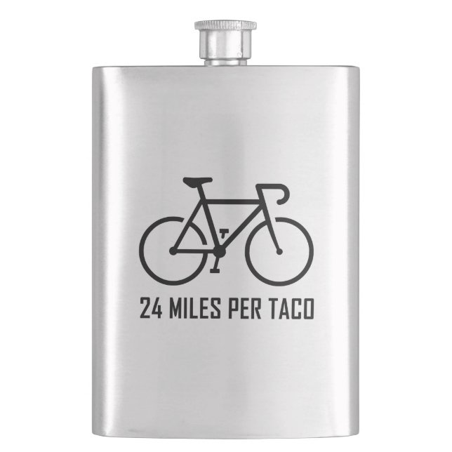 24 Miles Per Taco Flask (Front)
