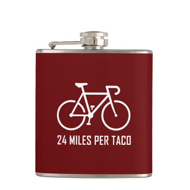 24 Miles Per Taco Flask (Front)