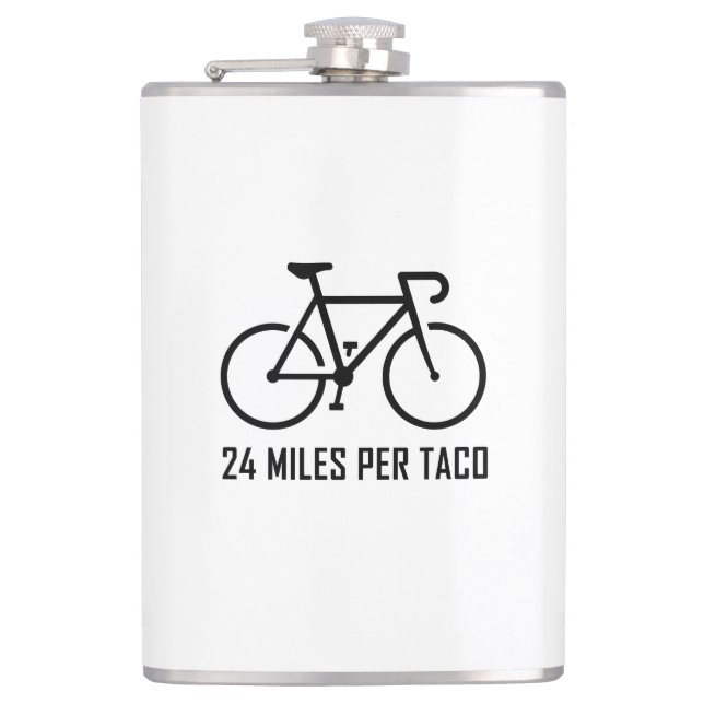 24 Miles Per Taco Flask (Front)