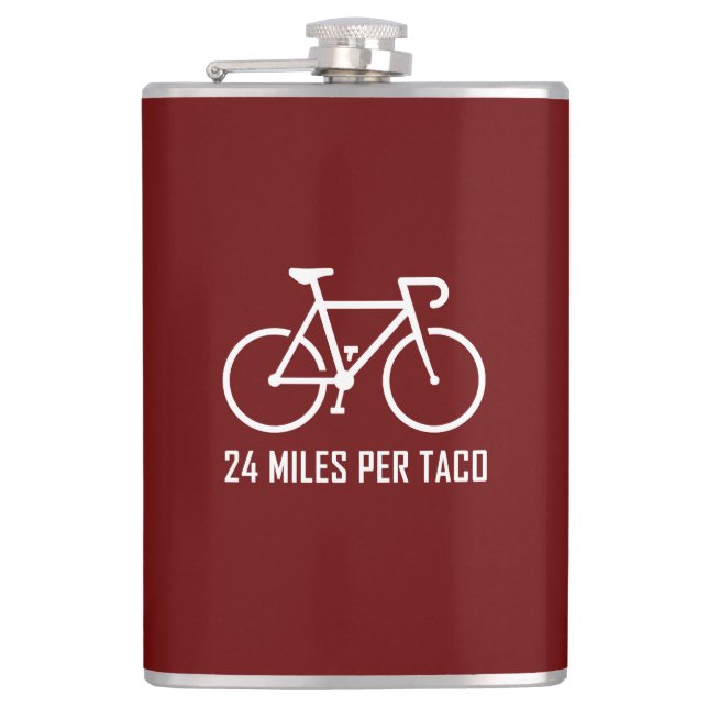 24 Miles Per Taco Flask (Front)