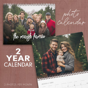 24 Month - 26 Photo Full Coverage Pics Calendar