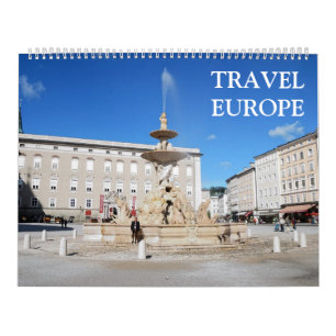 24 month Travel Europe Calendar
