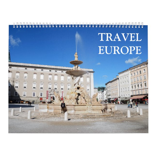 24 month Travel Europe Calendar (Cover)