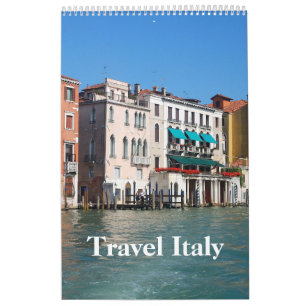 24 month Travel Italy Custom Printed Calendar