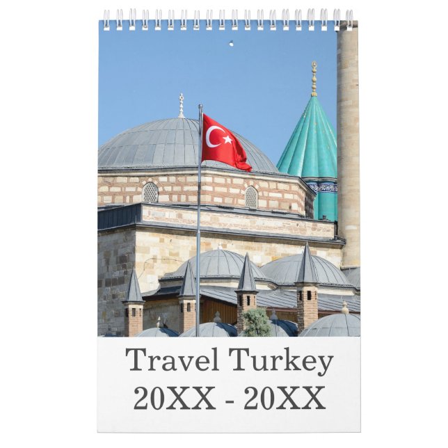 24 month Travel Turkey Calendar (Cover)