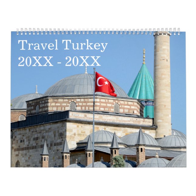 24 month Travel Turkey Calendar (Cover)