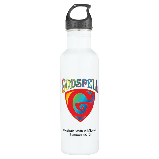 24 oz Godspell Stainless Steel Water Bottle (Front)