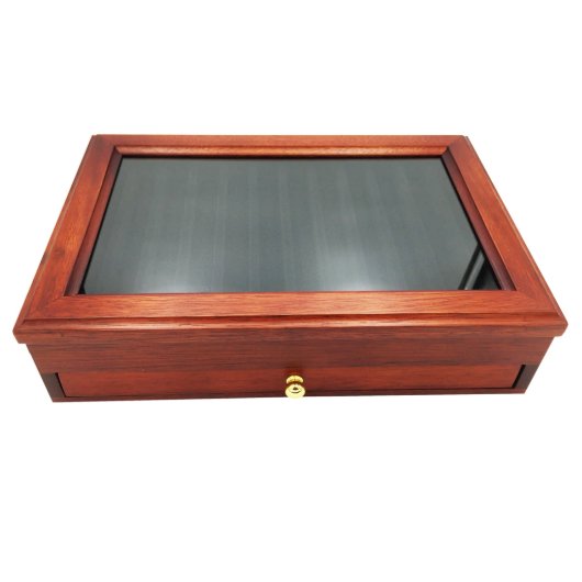 24 Pen Display Case w/Glass Top (Top)