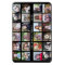 24 Photo Collage with Family Name Date - black
