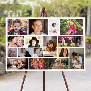 24 Photo Display Birthdays Weddings & Memorials Foam Board