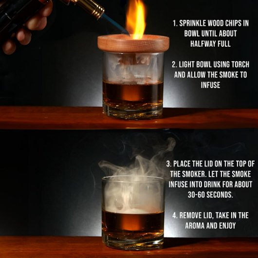 24 Piece Cocktail Infusion Kit w/ Whiskey Smoker (Smoker2)