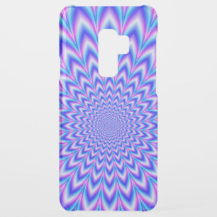 24 point Pulse in Blue Pink and Violet Uncommon Samsung Galaxy S9 Plus Case