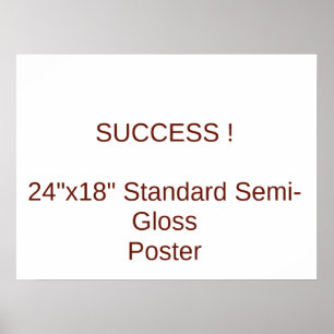 24"x18" Standard Semi-Gloss Poster