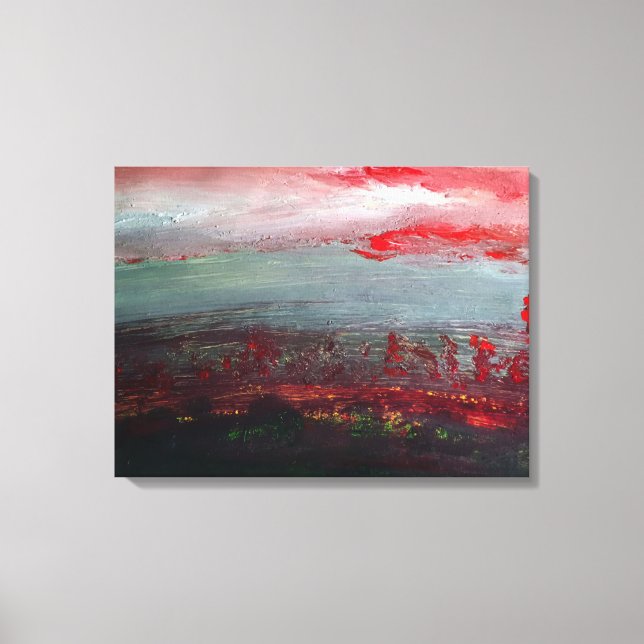 24" x 18" Landscape Painting Canvas Print (Front)