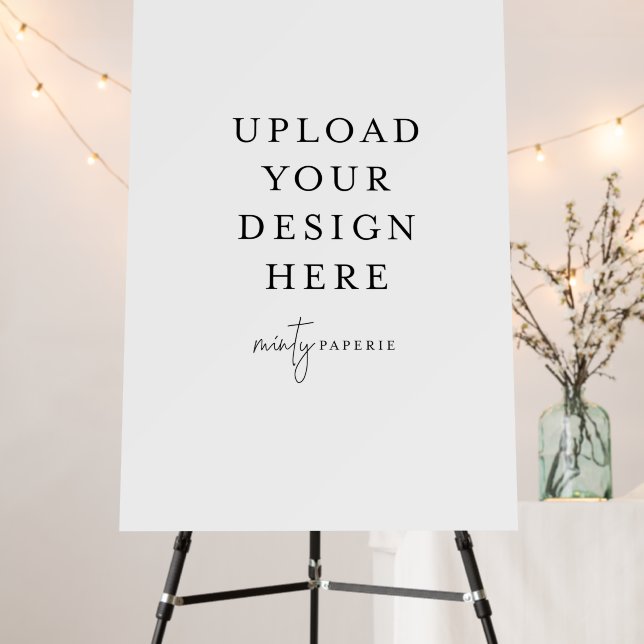 24" x 36" Foam Board Poster - Portrait (In Situ (Stand))