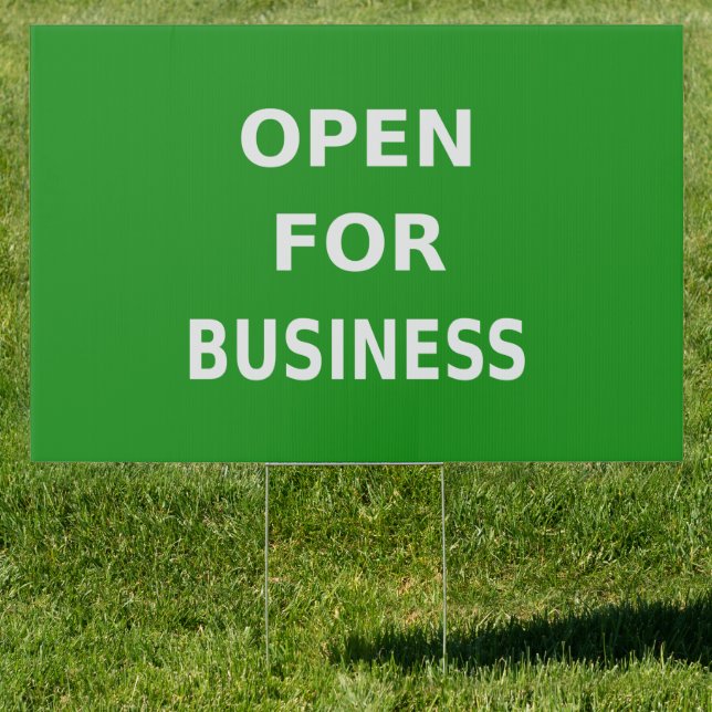 24" x 36" Yard Sign with H Frame (Insitu)