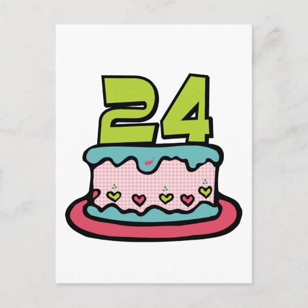 24th Birthday Cake - YouTube
